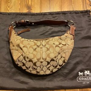 ❌SOLD❌Authentic Coach Brown Shoulder Bag